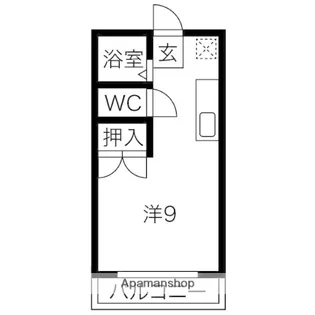 アネックスミヤタ拾号館【102号室】の間取り
