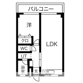 ハイツむすぶ【3階】の間取り