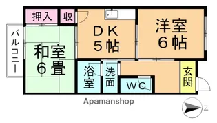 エスポワール大井【1階】の間取り