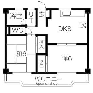 リアライズ穂積Ⅱ【4階】の間取り
