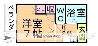 ビレッジK2【2階】の間取り