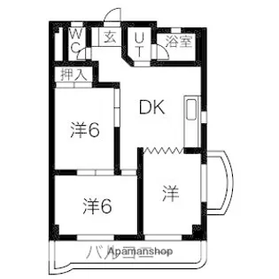 スイトマジョラム【4階】の間取り