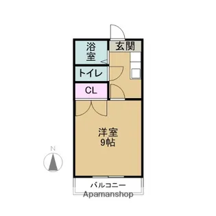 コーポシーズン【3階】の間取り