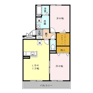 ルミエール A【2階】の間取り