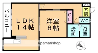 セシリア【1階】の間取り