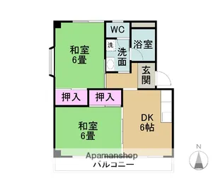メゾン東前【102号室】の間取り