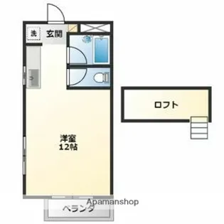 ハウスパインヒルⅡ【2階】の間取り