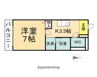 プレミールシャンブル【2階】の間取り