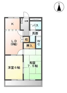 サンガーデンセレス【301号室】の間取り