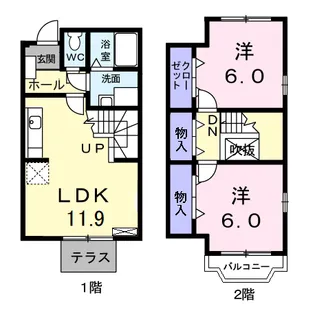 エスペランサB【1階】の間取り