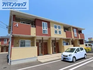 プリートカーサA【1階】の外観