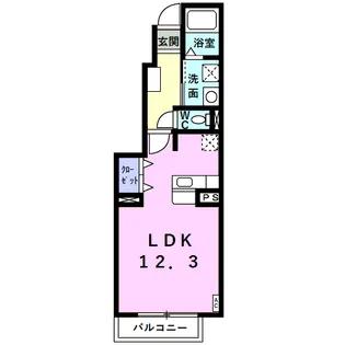 MALE ETERNO【1階】の間取り