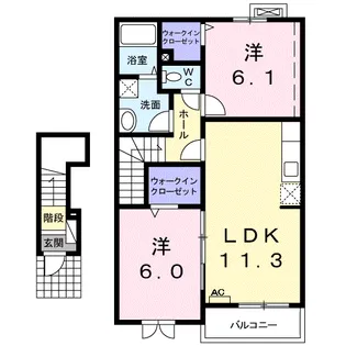 ノイ・シェーネ【2階】の間取り