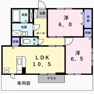 BELLE ALICE A【1階】の間取り