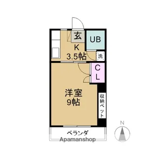 コーポラスシェトア【3階】の間取り