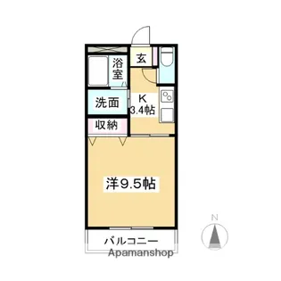 マーガレットスマイル【1階】の間取り