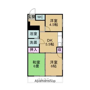 シティライフ浅井【203号室】の間取り