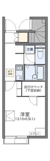 レオネクストハニカムエイト【107号室】の間取り
