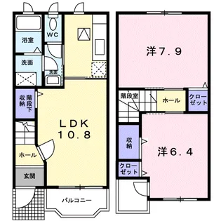 クレイン アライトⅠ【1階】の間取り