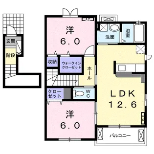 メゾン エタニティⅠ【2階】の間取り