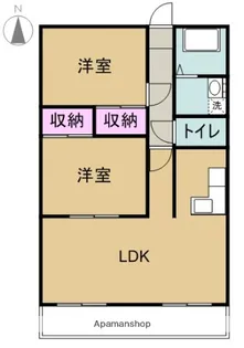 エクセレンス堀【2階】の間取り