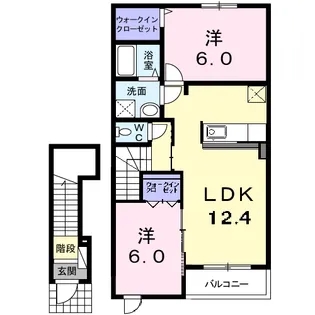 グラシオッソ60【2階】の間取り