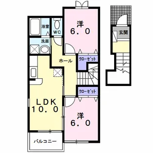 ALTAIR(アルティア)【2階】の間取り