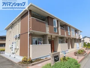 ラブリーメゾンヒノキB【1階】の外観