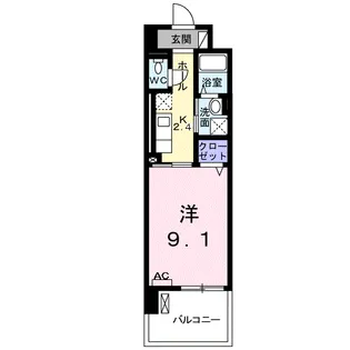 イースト アヴェニュー【3階】の間取り