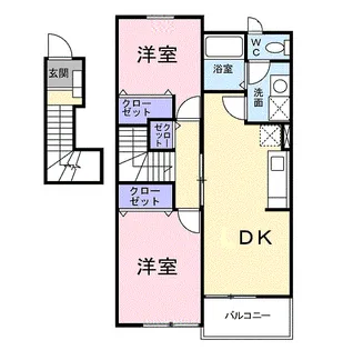 プレジオ21【202号室】の間取り
