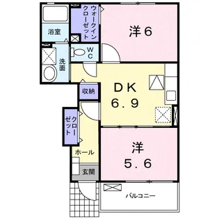 フォレストシーンB【1階】の間取り