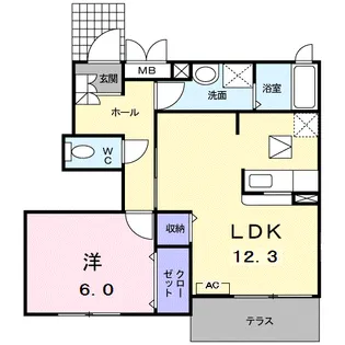 ヴィレッジ・ヴァンガードA【1階】の間取り