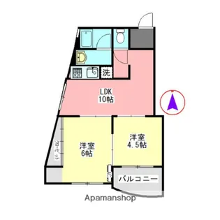 吉田マンション【201号室】の間取り