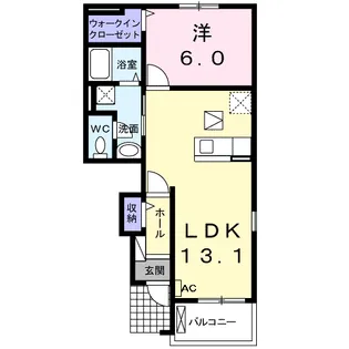 RUHE(ルーエ)【1階】の間取り