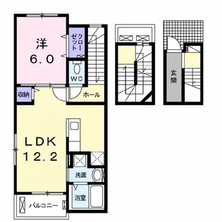 PBコンフォート【3階】の間取り