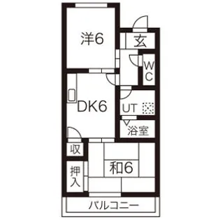 メイプルタウンⅡ【2階】の間取り