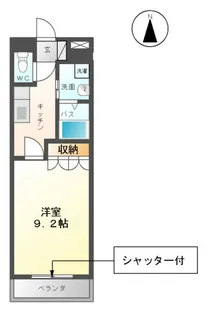 メゾン ドゥ ティアレ【1階】の間取り
