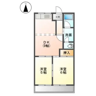 コミュニティタウン50【00103号室】の間取り