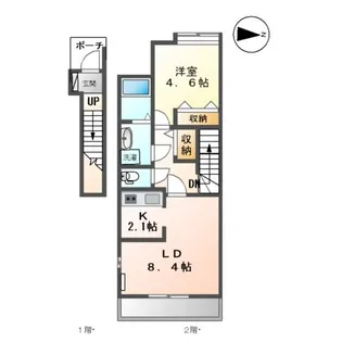 アリエッタ【2階】の間取り