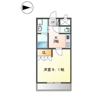 ルミエール【2階】の間取り