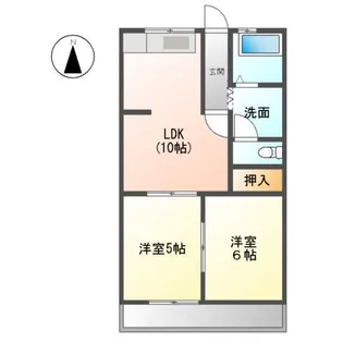 ファインシティ小川C【00106号室】の間取り