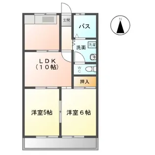 ファインシティ小川C【00207号室】の間取り