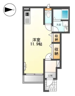 グレースコート【1階】の間取り