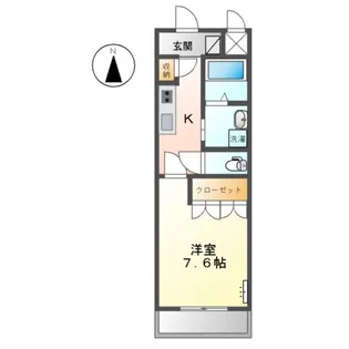 アイレックス K【2階】の間取り