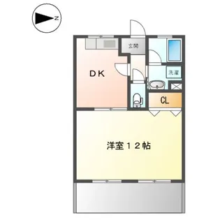 エクシードASANO【00102号室】の間取り
