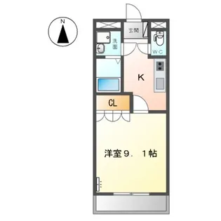 ヴィラ 桜の丘【2階】の間取り