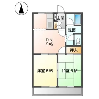MF辻ヶ鼻【203号室】の間取り