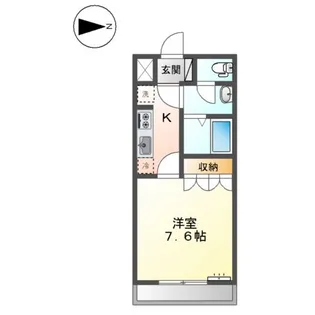 グレイスヴィラ花水木【2階】の間取り