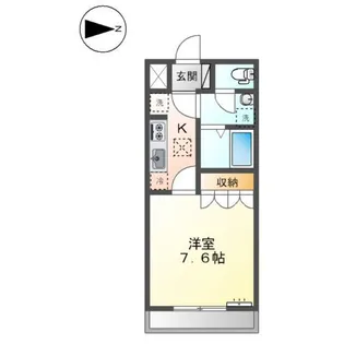 グレイスヴィラ花水木【1階】の間取り