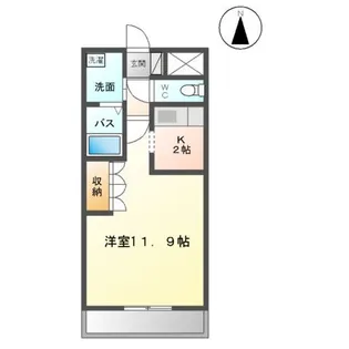 パストラールファイブ【1階】の間取り